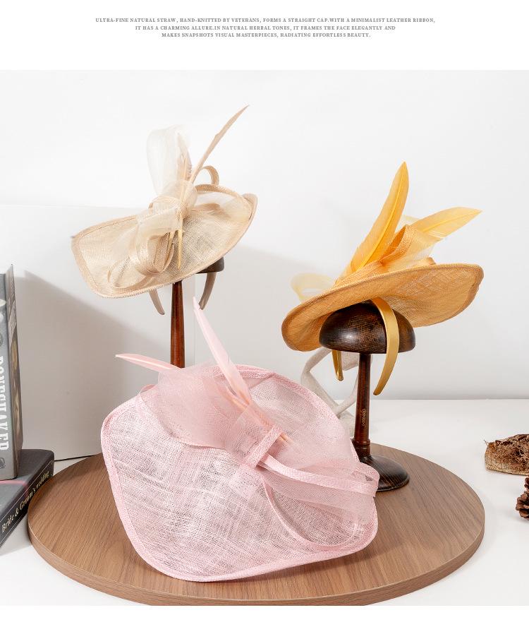 2025 Spring/Summer British Retro Gauze Headwear: Socialite Party Gift Hats