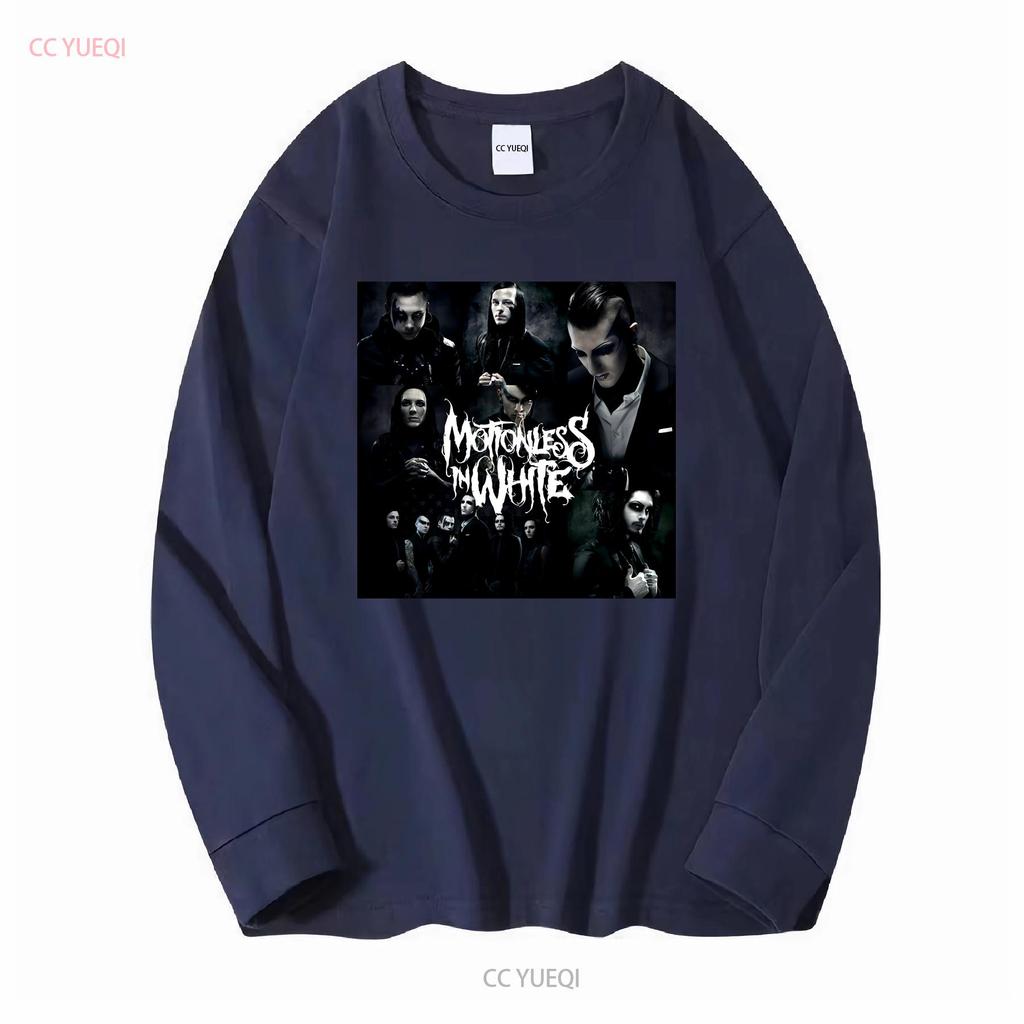 Rare Motionless In White Band T Shirt Cotton Black All Size H62 vintage Washed Top For Everyday Wear graphic fashion