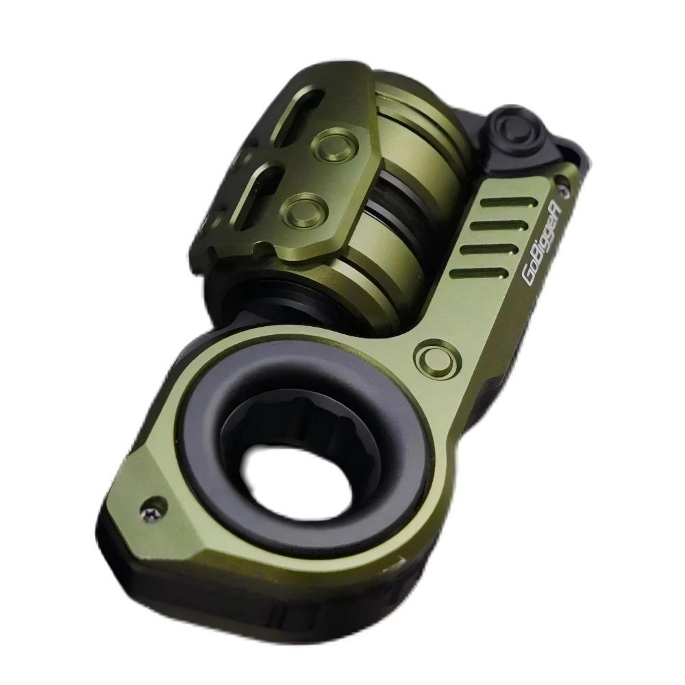 Tuning Fork Grenade Fidget Spinner Magnetic Push Egg Mechanical Ratchet Slider Crisp Sound Decompression Metal Fingertip EDC Toy
