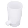 10cm Rainwater Collection System Efficient Round Downspout Diverter for Irrigation Systems Aquariums White