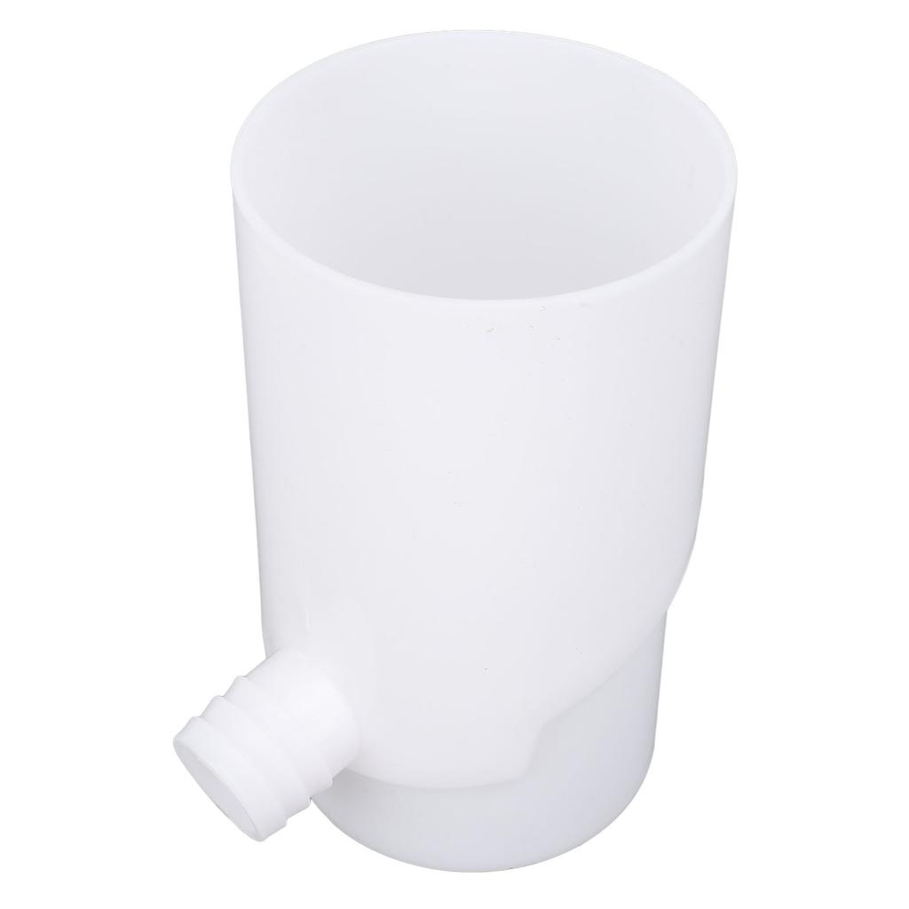 10cm Rainwater Collection System Efficient Round Downspout Diverter for Irrigation Systems Aquariums White