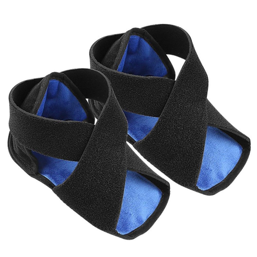 1pair Pain Relief Heel Ice Pack Wrap Adjustable Cold Therapy Wrap  Foot Injury Recovery