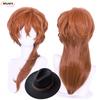 Really High Quality Anime Chuya Nakahara Chuuya Cosplay Wig Heat Resistant Synthetic Hair Wigs + Wig Cap