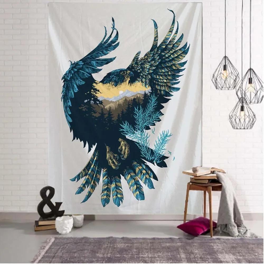 Owl Decorative Tapestry Office Living Room Decor Home Wall Tapestry