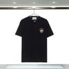 280g Double Yarn Cotton T-Shirt Couples Casablanca Castle Print Short Sleeve Round Neck Loose Fit