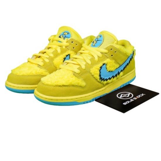 

Nike Dunk Low SB x Grateful Dead Желтый Медведь Мужские CJ5378-700 EU 43 жёлтый