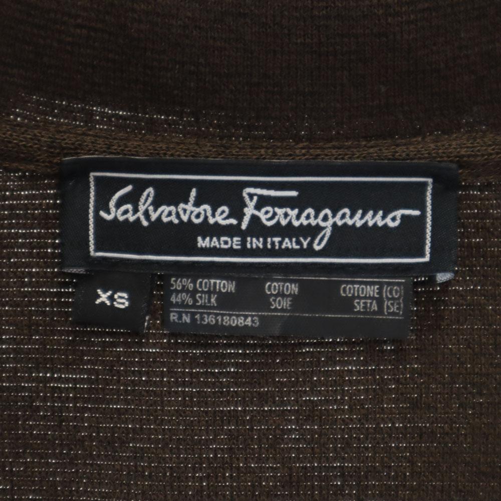 Salvatore Ferragamo Made In Italy Silk Blend Long Sleeve Tailored Jacket Women Used