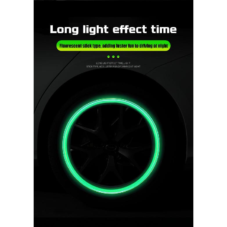 4Pcs Luminous Car Tire Valve Caps For Citroen Berlingo Xsara Picasso Fluorescent Night Glowing Decor Wheel Tyre Valve Stem Caps Valve Stems 1