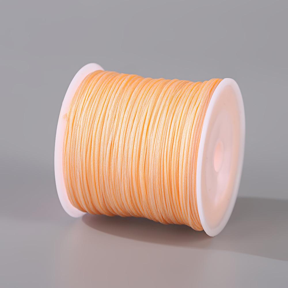 Handmade No. 72 Jade Thread - 0.8mm Wear-Resistant String for Jewelry Crafting, Hand Rope, Bracelets, DIY Necklaces, 50m