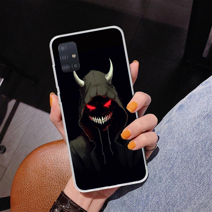 Devil Bad Boy Anime Phone Case For Samsung Galaxy A52 A32 A22 A12 A51 A31 A50S A30S A20S A10S Note 20 Ultra 10 Plus S10 A72 A71