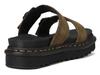 Dr. Martens Miles Brand Sandals, Black, Olive, 9 Women/8 Men