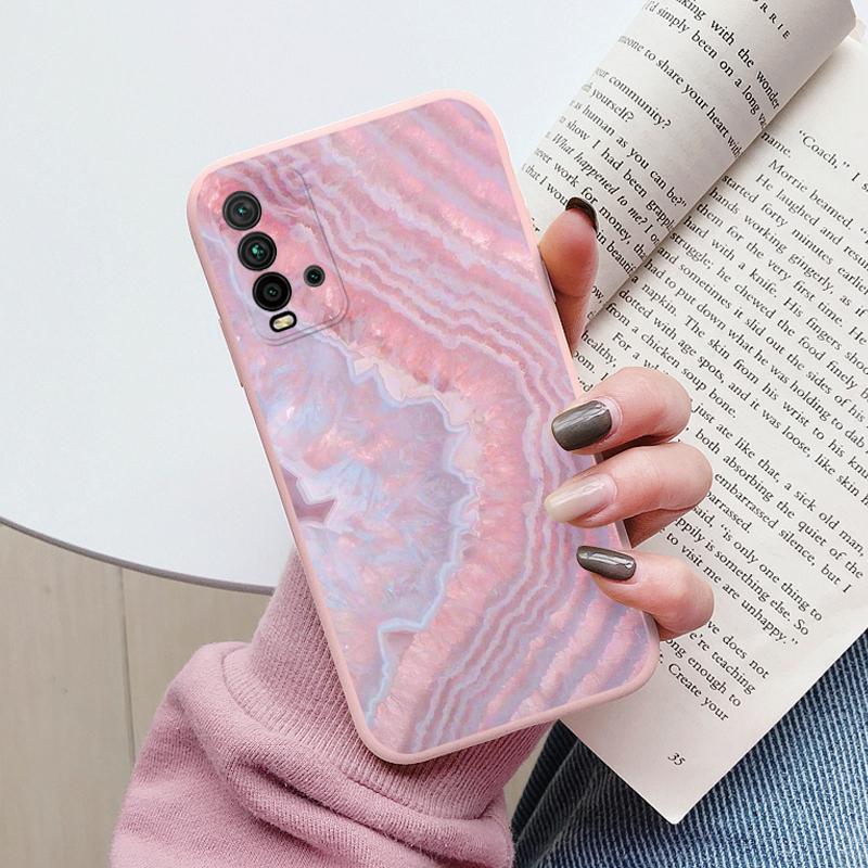 Housse Marbre Mode Pour Redmi 9T Coques Protectrices Souples Silicone Coque Pare-chocs Fundas Pour Xiaomi Redmi 9T Redmi9T 9 T Coque Mignonne