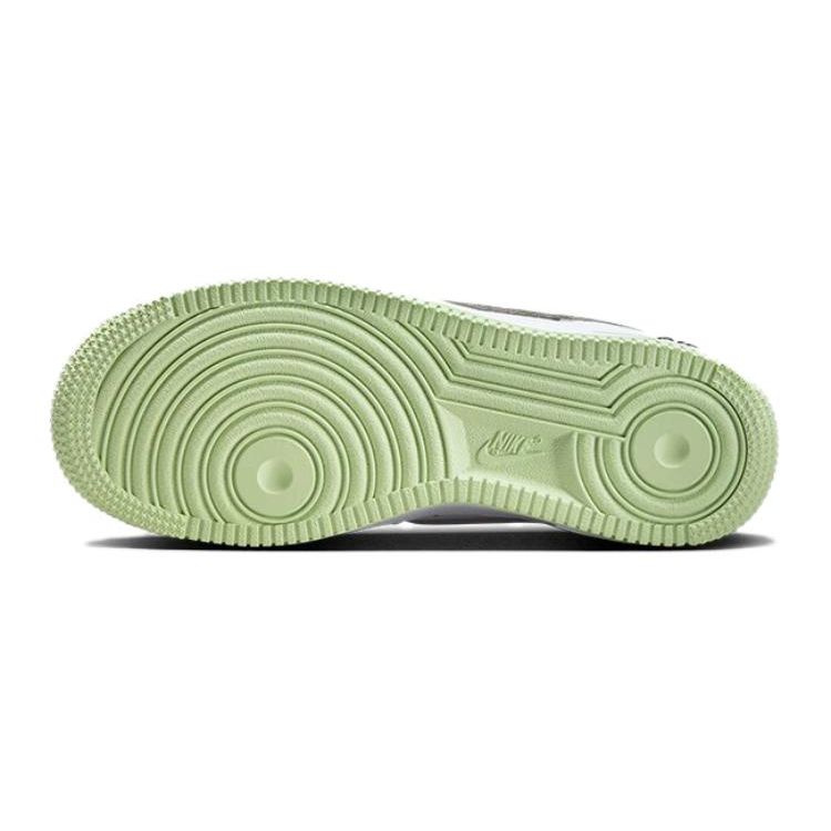 Nike Air Force 1 GS Honeydew Kids Sneakers White Black CT3839-108