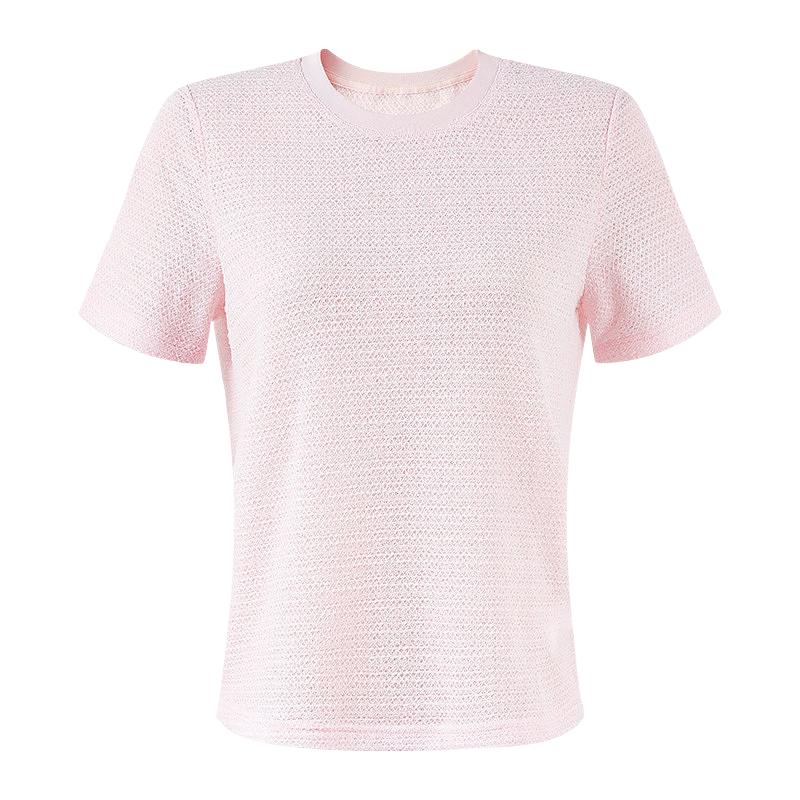 Qiushui Yiren Women s Casual Round Neck Short Sleeve T-shirt XL