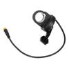 Acceleratore Universale per E-Bike 108X Acceleratore a Dito Destro 12V-72V Acceleratore per Bicicletta Elettrica Tensione Impermeabile Acceleratori a Pollice