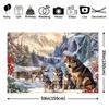1Pcs Wolf In Snow Animal Theme Decoration Background Backdrop For Photo Studio Photo Booth Party