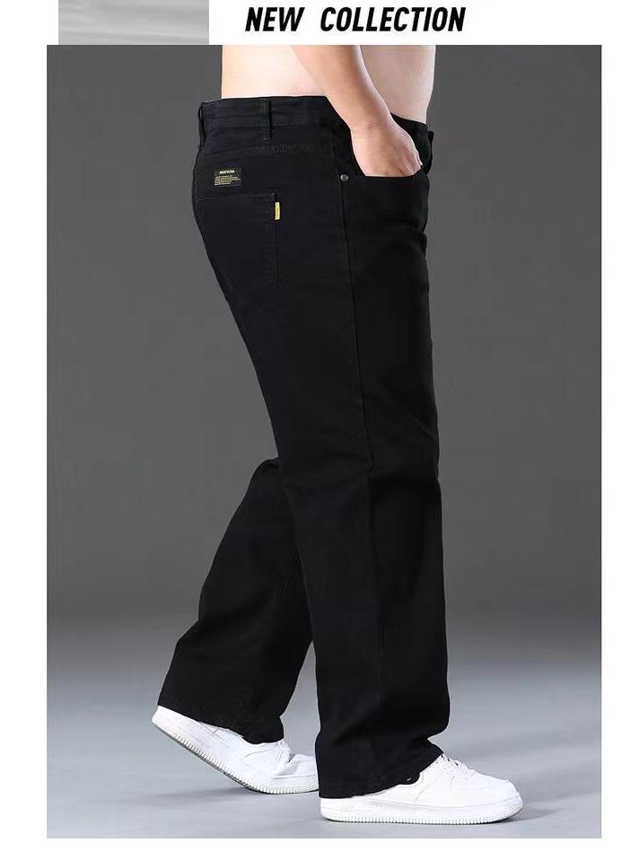 Herren Übergröße Elastischer Bund Dicke Jeans