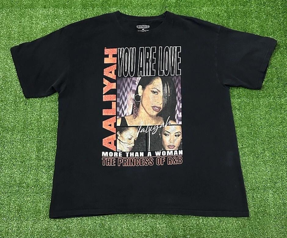 Aaliyah Princess Of R&B T Shirt Adult Size XXL 2XL