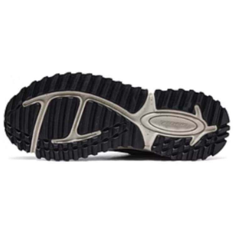 Skechers Outdoor Retro Casual Durable Mid-Top Hiking Shoes Men Hiking Shoes Black Gray 237315-BLK