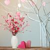 12 Pcs Valentine's Day Floral Picks Pink Artificial Berry Stems Heart Shaped Branch Heart Sprays Picks Flowers for Valentine's Day Mother's Day