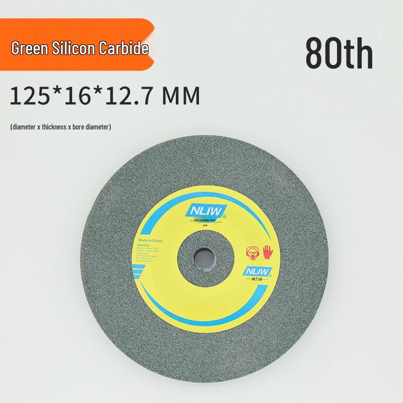 Tabletop Knife Sharpener with Corundum Grinding Wheel (150/200/250), Brown/White, Bench Grinder Disc