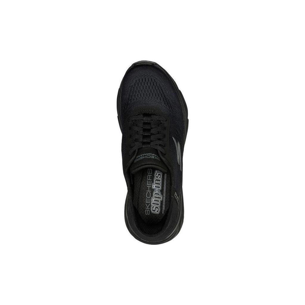 Skechers Max Cushioning Flash Series Comfortable Sports Trend Low-Top Casual Running Shoes Women sneakers Black 128572-BBK