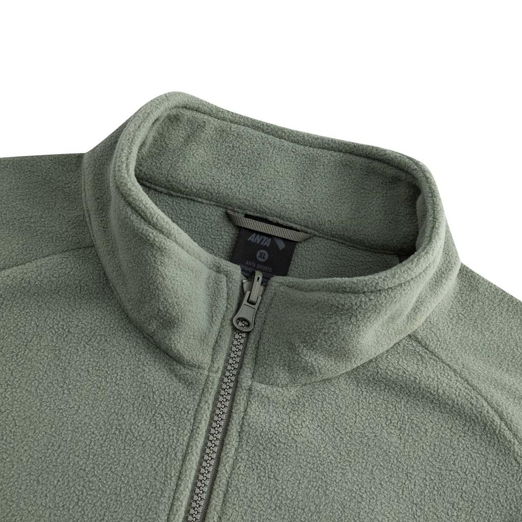 Anta Waterproof And Windproof To Keep Warm Windbreaker Jacket Men's Two Piece Set Asphalt Gray 952546614-3