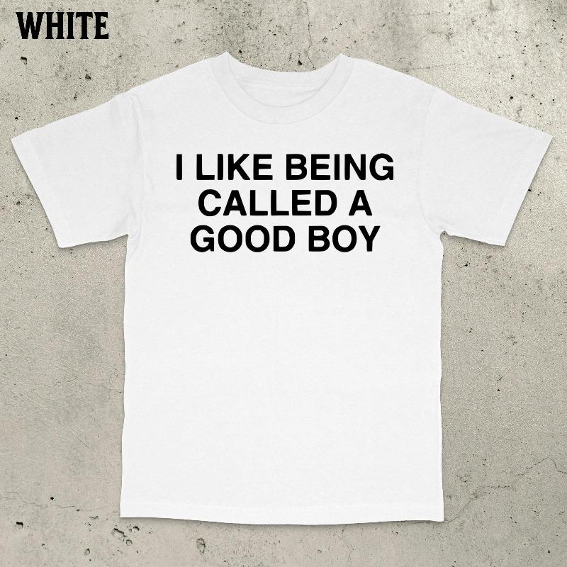 I LIKE BEING CALLED A GOOD BOY T Shirt Tee Unisex Unisex Summer Oversize Gen Z Ironic Humor Weirdcor Sarcastic Hilarious Funny Meme