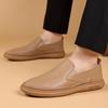Summer new men's leather shoes leather breathable men's shoes casual men's shoes single shoes shoes