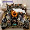 Fantasy Epic Lord Rings Three-piece set (1 * duvet cover + 2 * pillowcase, without core) 2D Flat Bedding set Christmas birthday gift