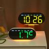 Vibrant Multi-Function LED Digital Clock - Stylish Bedroom Decor with USB Output Alarm and Ambient Lighting - Perfect for Mode