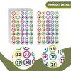 50x Number Stickers Dot without Residue Removable Consecutive Labels 1-40 for