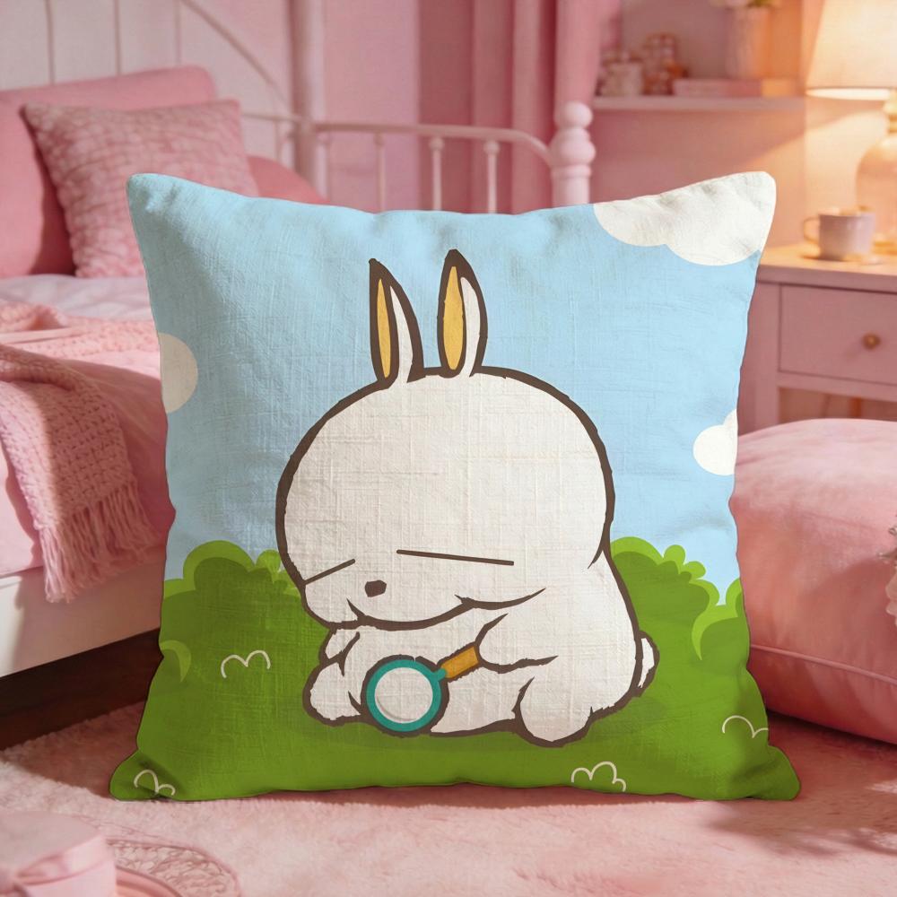 MMASHIMAROs Cute Cartoon Cushion Cover Premium Comfort Reversible Pillow Cove Two In One Design For Any Room Car Interior
