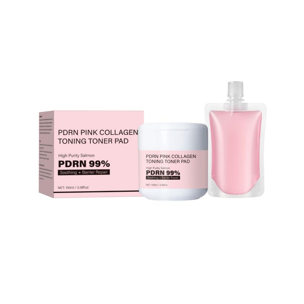 PDRN COLLAGEN TONER PAD Soothing, Uneven Skin Tone 60Pads