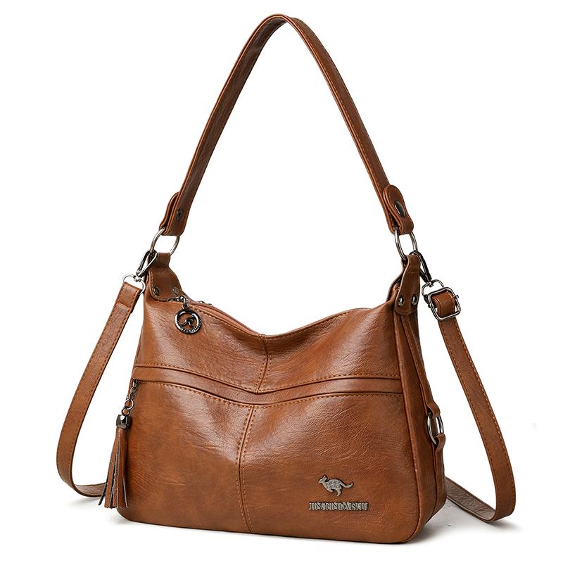 Torebka listonoszka w stylu vintage o dużej pojemności, dojeżdżająca do pracy, ręczna, na ramię, torba dla mamy w średnim wieku