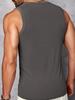 Men's Korean Style Quick-Dry Sleeveless Slim Fit Tank Top for Summer Fitness