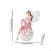 Angel Figurine Desktop Decor Resin Craft for Living Room And Bedroom