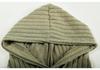 2024 Euro-American Autumn/Winter Knit Hooded Ribbed Kangaroo Pocket Sweatshirt
