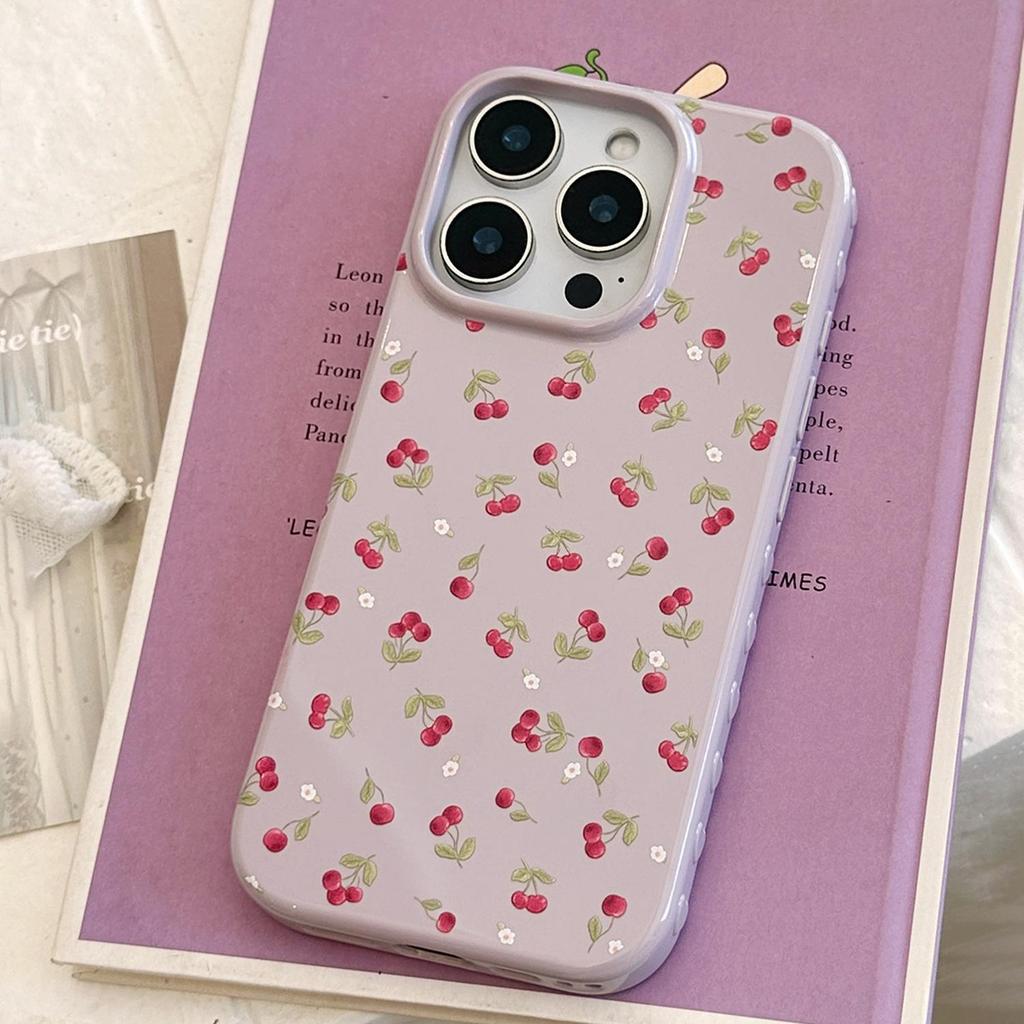 Little White Flower Cherry Case for iPhone 17 iPhone 17 Pro Max