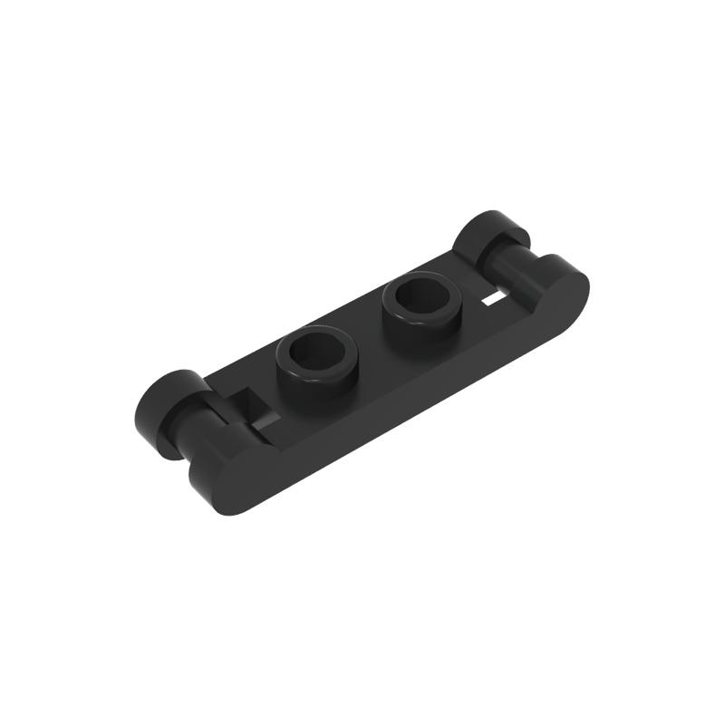 

Rainbow Pig MOC Particles 18649 Plate 1 x 2 with Bar Handles on Ends Building Blocks Parts DIY Educational Tech Parts Toys чорний