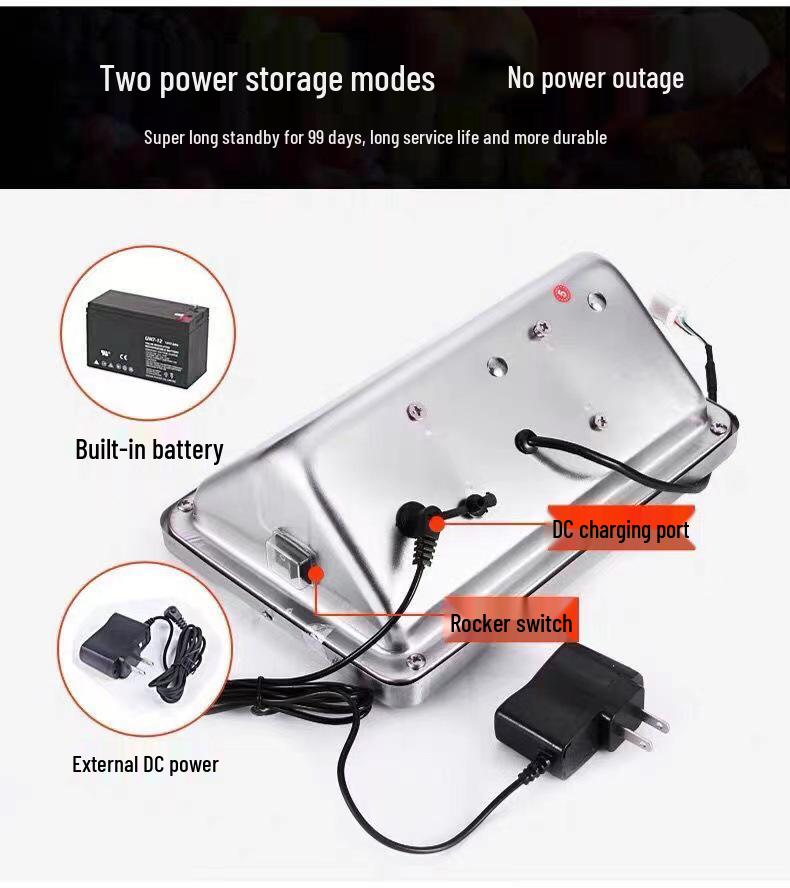 Electronic Weighing Scale: 300kg Commercial & 100kg Household Platform for Vegetables