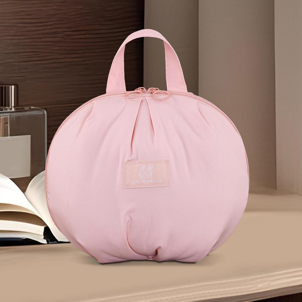 Organized Bags For Bra Divided Storage Tote Bag With Handle For Panties Zippered Multi-Layered Bra Organizer Pouch For Women