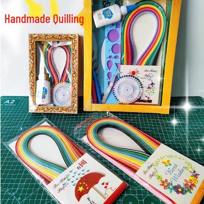 Beginner Quilling Paper Craft Kit with Tools for Kids