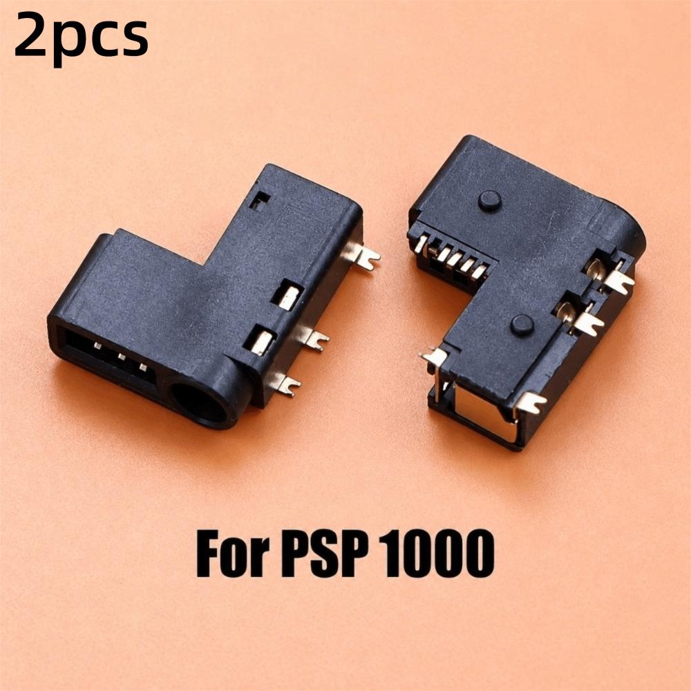 2PCS Interface Connector Audio Port Connector for PSP 1000/PS4 Slim/Pro Game Console Repair Part
