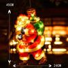 LED Christmas Decoration Suction Cup Light, Santa Claus Snowman Shaped Light, Christmas Shop Window Decoration, Home Decoration