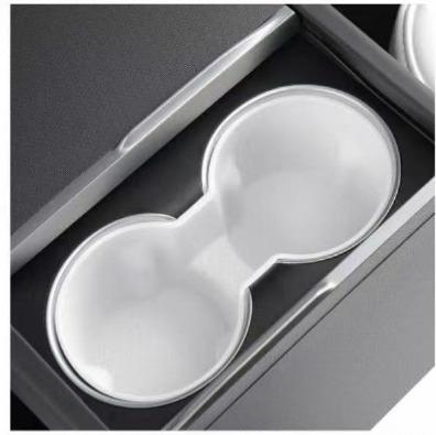 Suitable for Tesla Model Y Model 3 Refresh Version Center Console Water Cup Holder Limiter Interior Modified Storage Box Slot