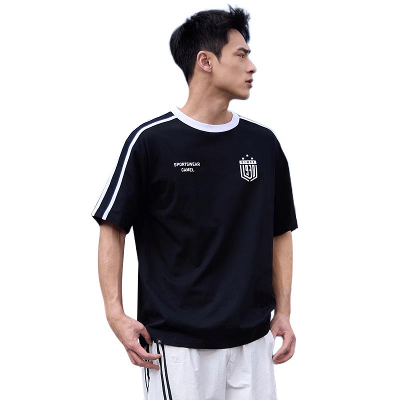 CAMEL Men's Football Style Cool Touch Short Sleeve T-Shirt