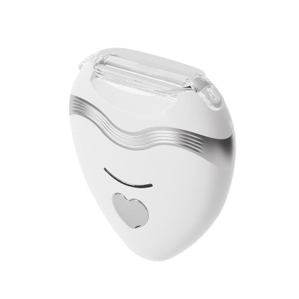 Smart Body-Sensing Hair Removal Device Heart-Shaped Washable Electric beard grooming Mini Size Dry Wet Use Private Parts Trimmer белый