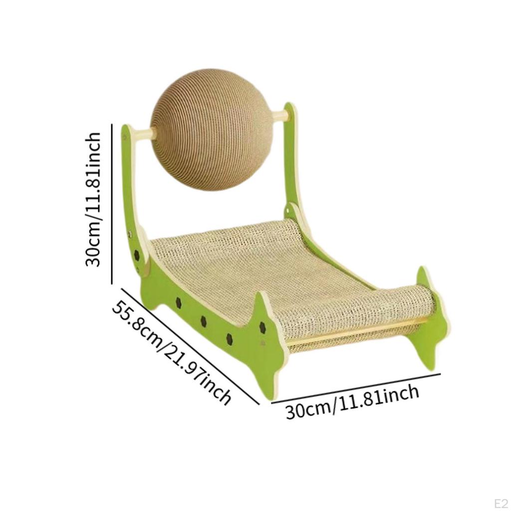 Katzenkratzliege Sofa Kätzchenbrett Haustierliege für Welpen Schlafen Krallen schärfen