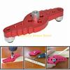 F26C Professional 2-in-1 Center Locator Center Dowel Jig Hole 6-10mm Guide Aluminum Alloy Woodworking Tool